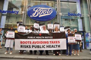 Campaign for boots to pay taxes