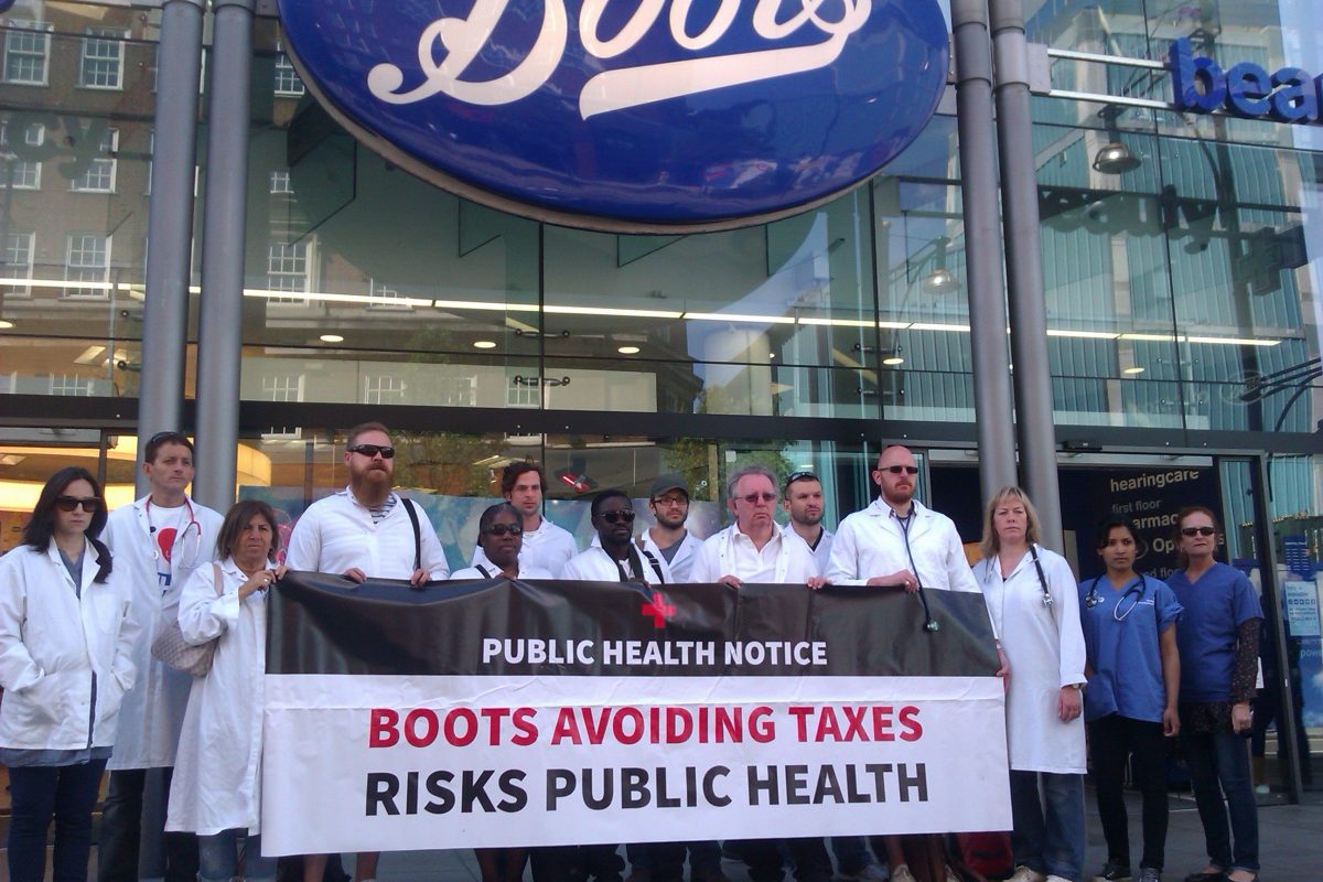 Alliance Boots Tax Avoidance Campaign