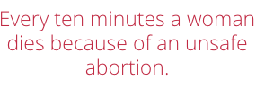 The Prohibition of Abortion is Killing Women