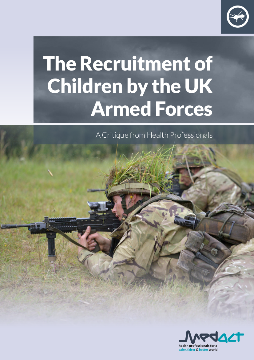 The Recruitment of Children by the UK Armed Forces – a critique from health professionals