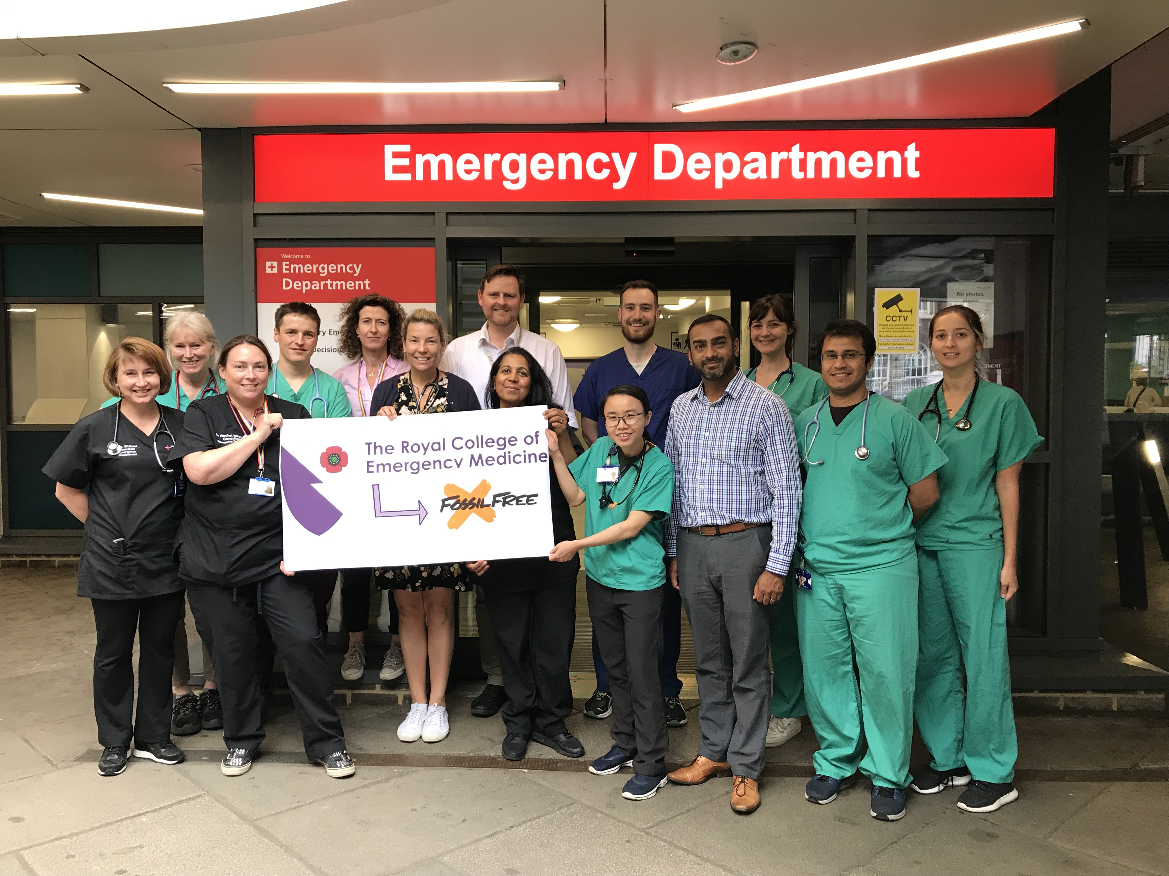 Royal College of Emergency Medicine goes Fossil Free