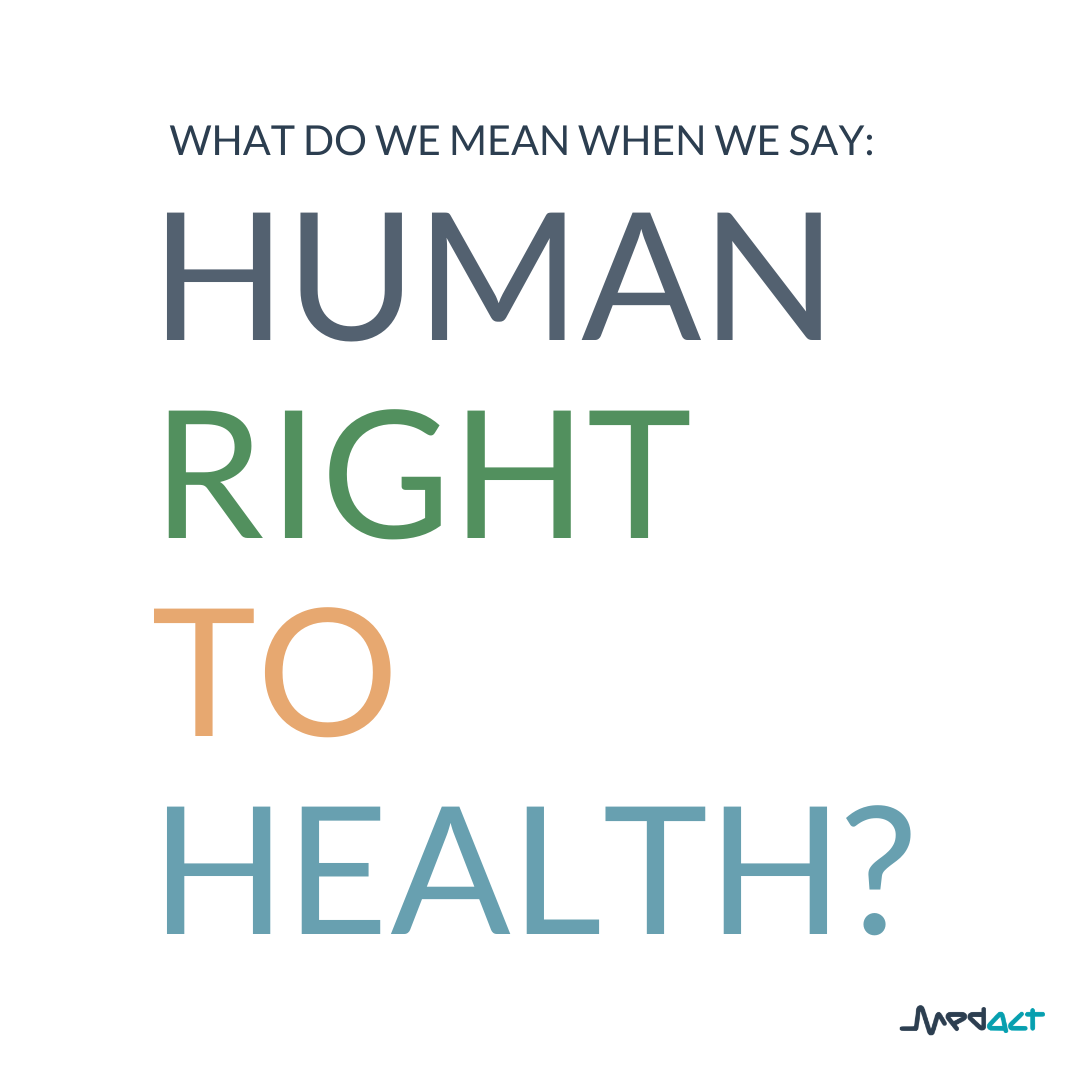 Help us realise a human right to health