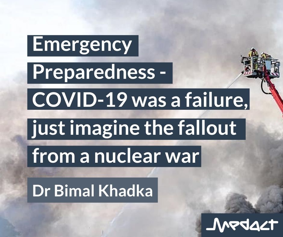 Emergency Preparedness ─ COVID-19 was a failure, just imagine the fallout from a nuclear war