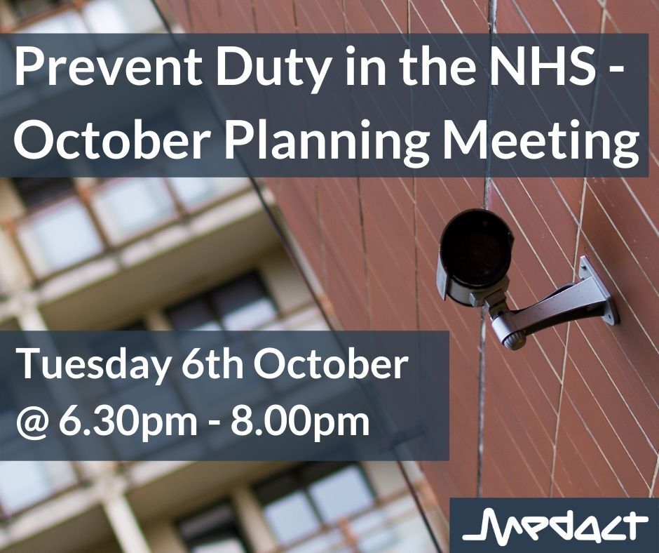 Prevent duty in NHS ─ October planning meeting