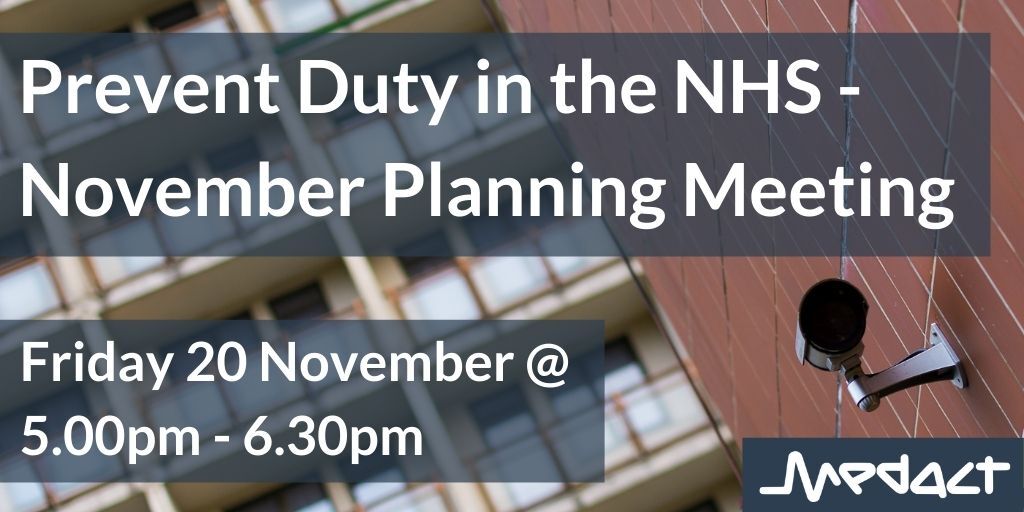 Prevent duty in NHS ─ November planning meeting