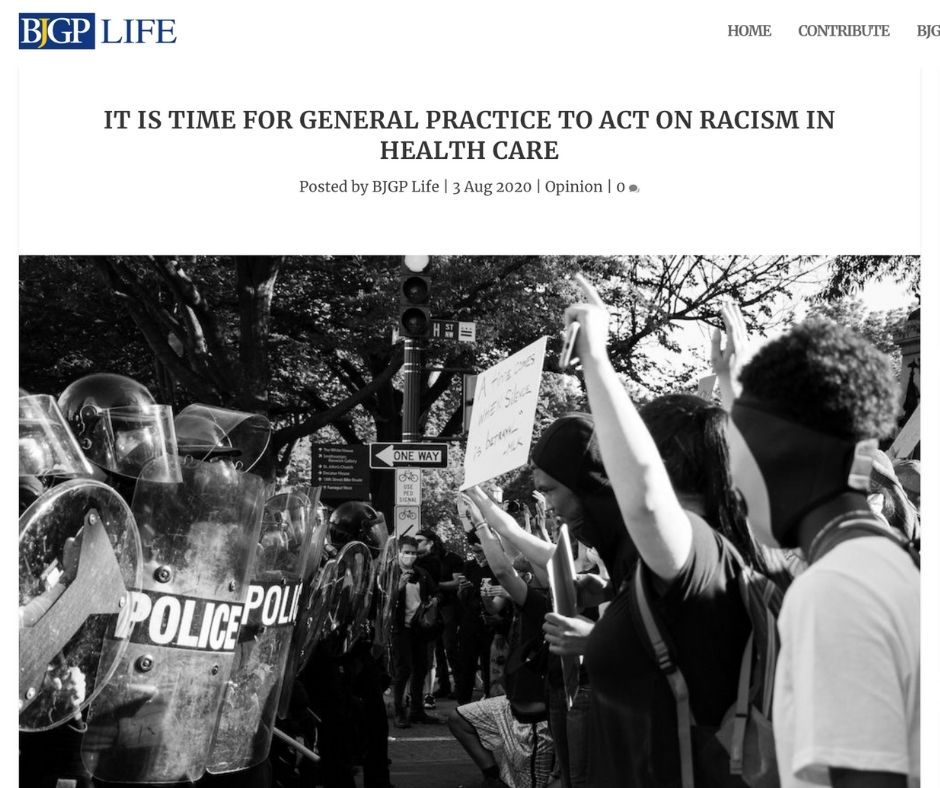 It Is Time For General Practice To Act On Racism In Health Care