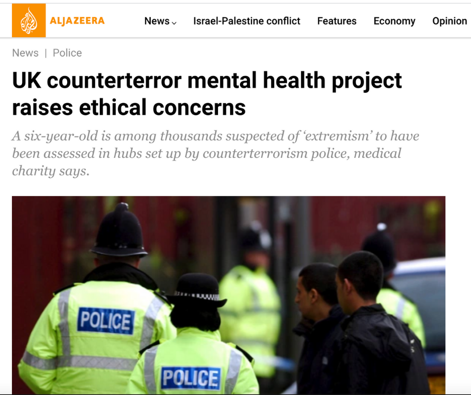 UK counterterror mental health project raises ethical concerns