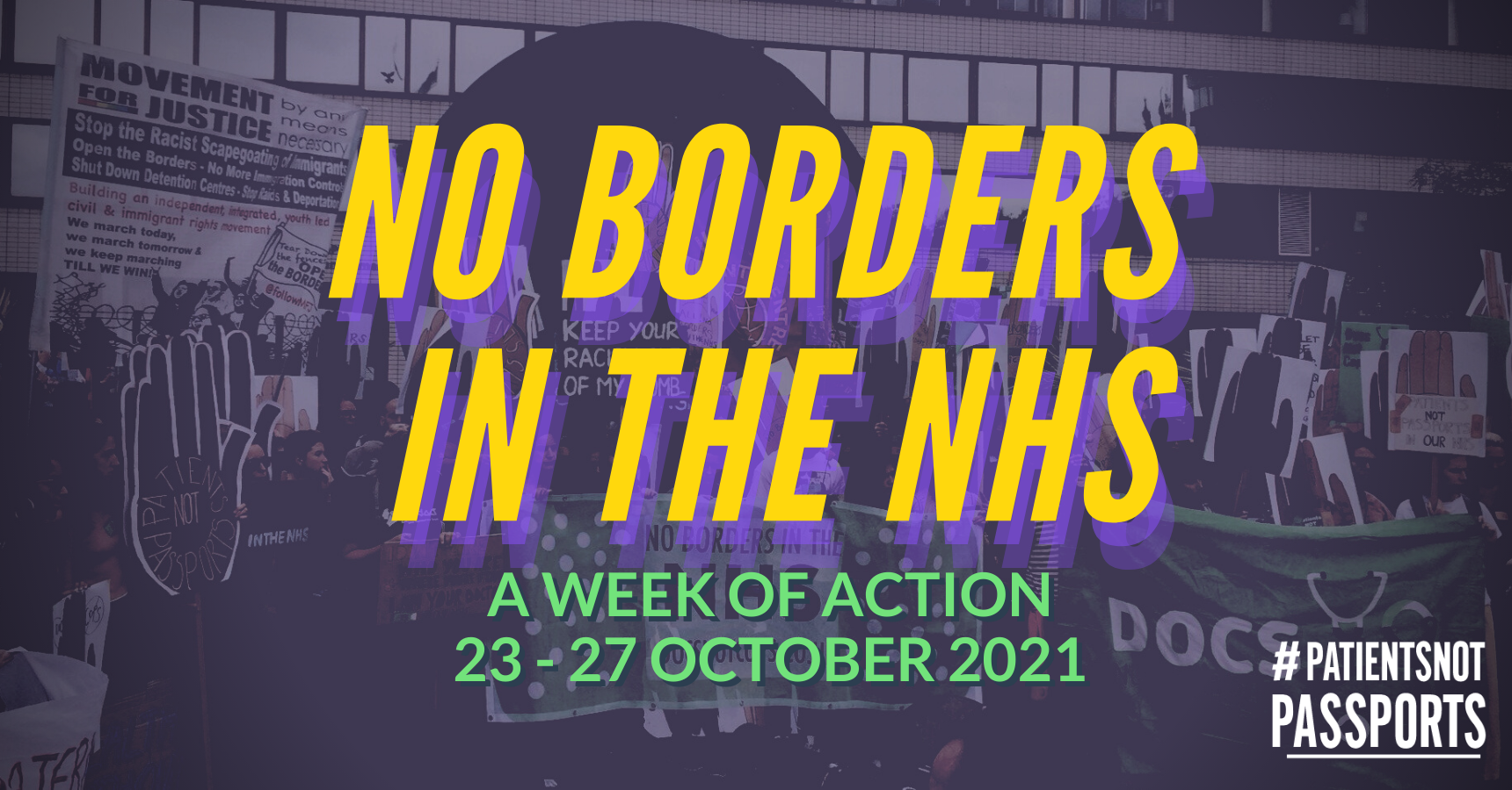 No Borders in the NHS! Week of Action, 23-27 October