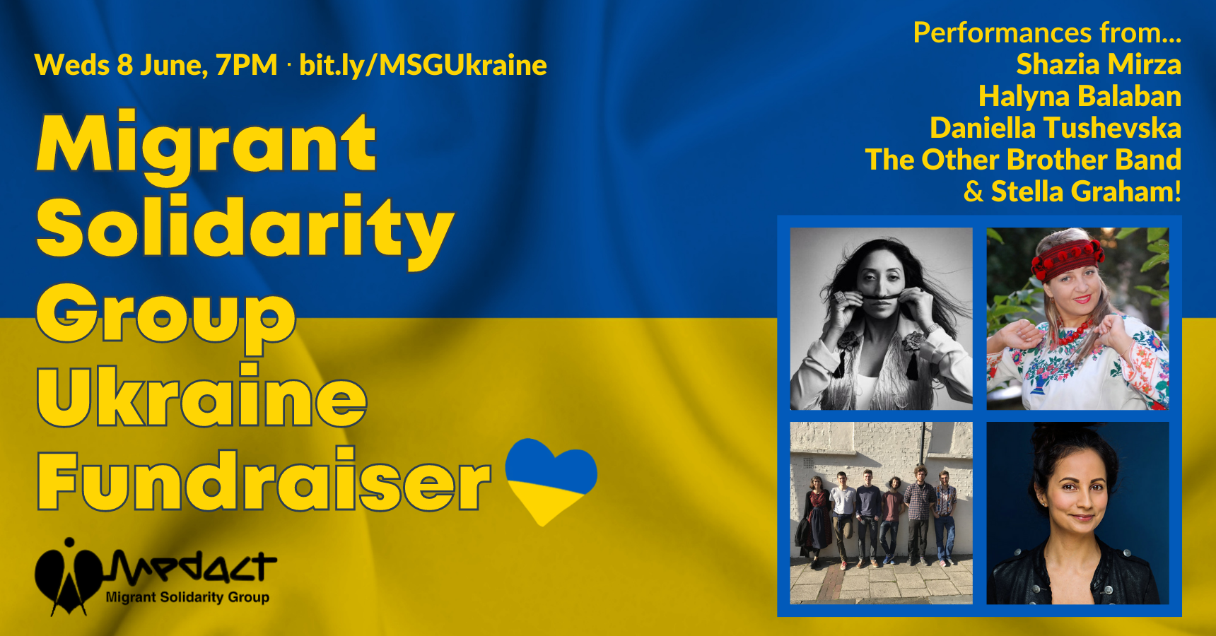 Migrant Solidarity Group Ukraine Solidarity Fundraiser