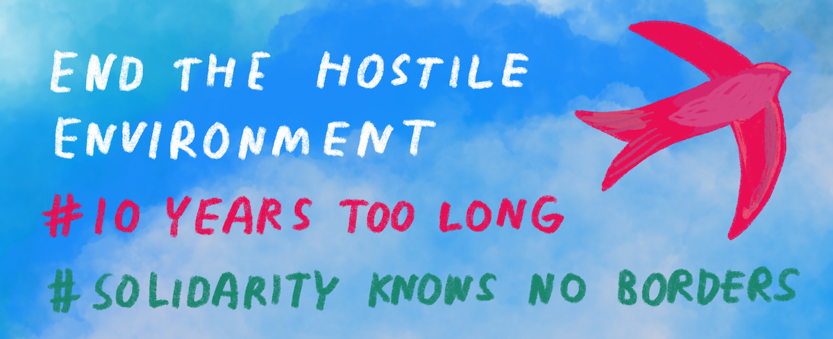 Online Rally: End The Hostile Environment!